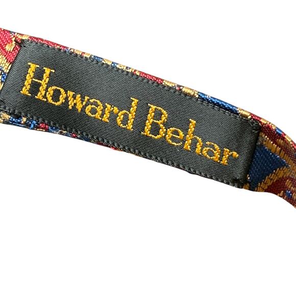 Vintage Howard Behar bow tie silk 100% - Picture 3 of 3